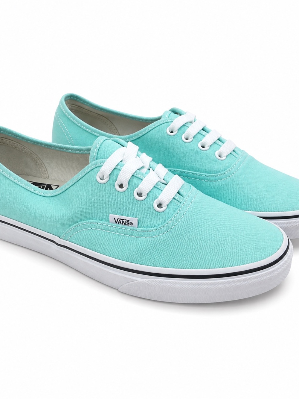 Vans Authentic Mint Aqua Canvas Low Top Sneakers Women’s Size 7